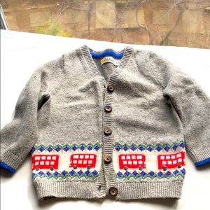 Mini Boden baby boys’ sweater